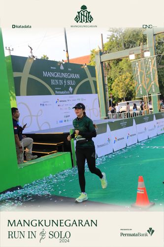 Race photo from Mangkunegaran Run 2024
