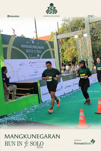 Race photo from Mangkunegaran Run 2024