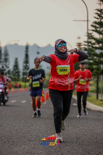 Race photo from CISANGKAN KBP CITY RUN 2025