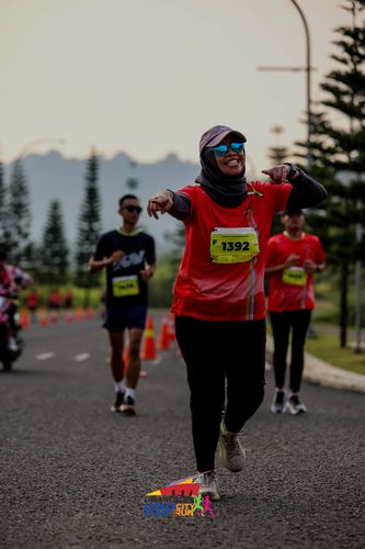 Race photo from CISANGKAN KBP CITY RUN 2025
