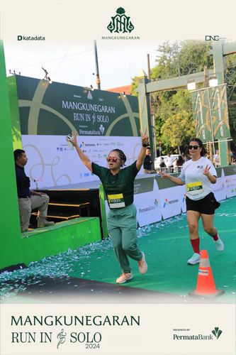 Race photo from Mangkunegaran Run 2024