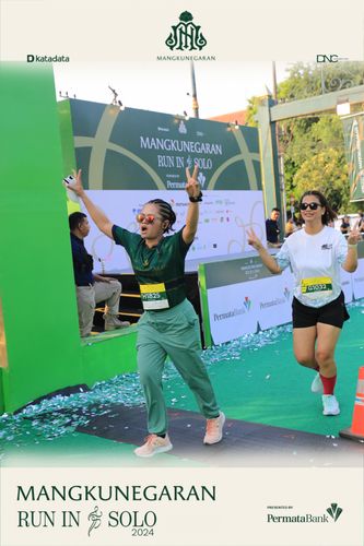 Race photo from Mangkunegaran Run 2024