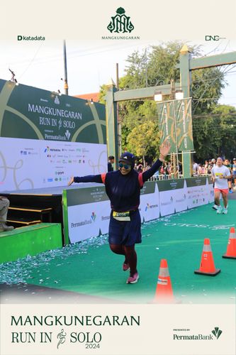 Race photo from Mangkunegaran Run 2024