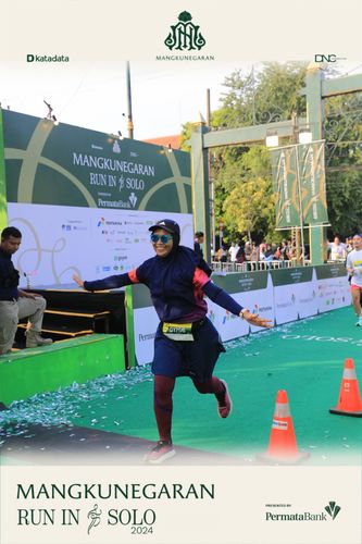Race photo from Mangkunegaran Run 2024