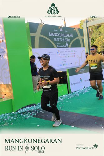Race photo from Mangkunegaran Run 2024