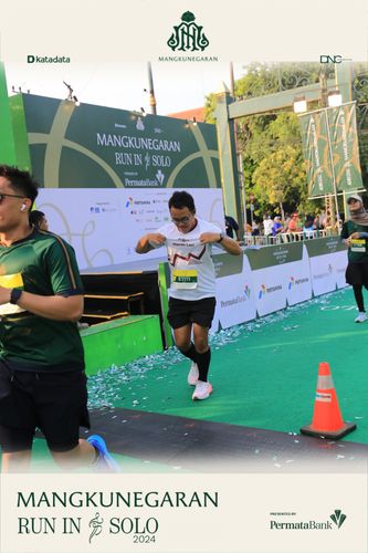 Race photo from Mangkunegaran Run 2024