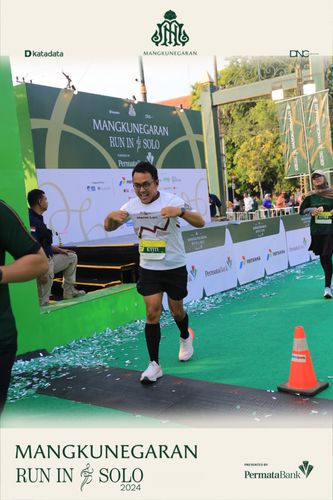 Race photo from Mangkunegaran Run 2024