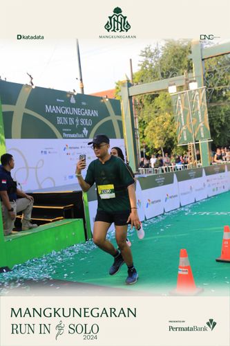 Race photo from Mangkunegaran Run 2024
