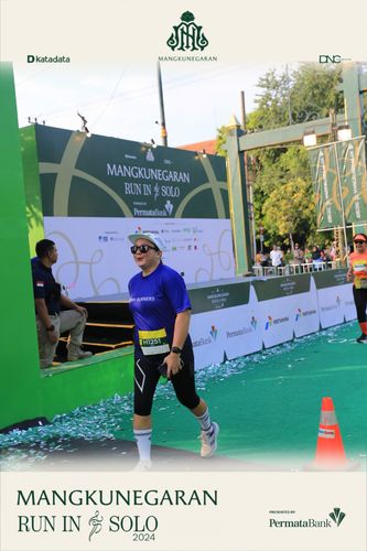 Race photo from Mangkunegaran Run 2024