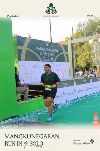 Race photo from Mangkunegaran Run 2024
