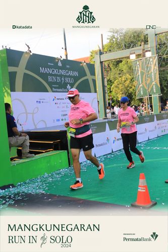 Race photo from Mangkunegaran Run 2024