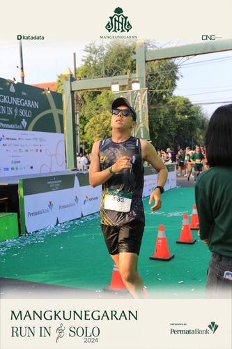 Race photo from Mangkunegaran Run 2024
