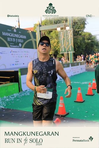 Race photo from Mangkunegaran Run 2024