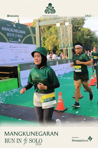 Race photo from Mangkunegaran Run 2024