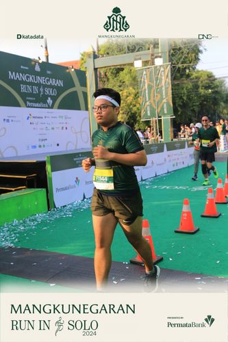 Race photo from Mangkunegaran Run 2024