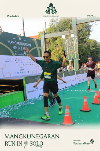 Race photo from Mangkunegaran Run 2024