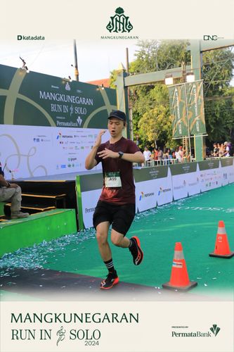 Race photo from Mangkunegaran Run 2024
