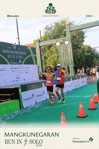Race photo from Mangkunegaran Run 2024