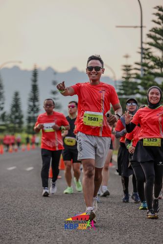 Race photo from CISANGKAN KBP CITY RUN 2025