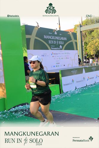 Race photo from Mangkunegaran Run 2024