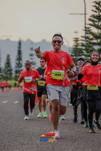 Race photo from CISANGKAN KBP CITY RUN 2025