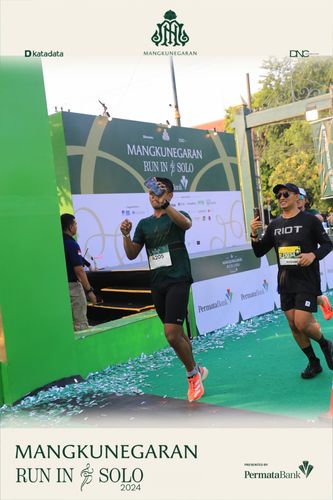 Race photo from Mangkunegaran Run 2024