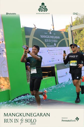 Race photo from Mangkunegaran Run 2024