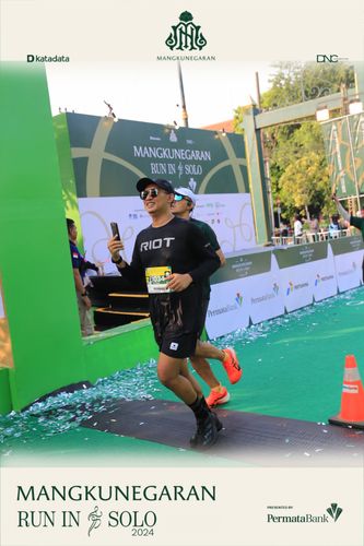 Race photo from Mangkunegaran Run 2024