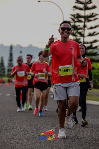 Race photo from CISANGKAN KBP CITY RUN 2025