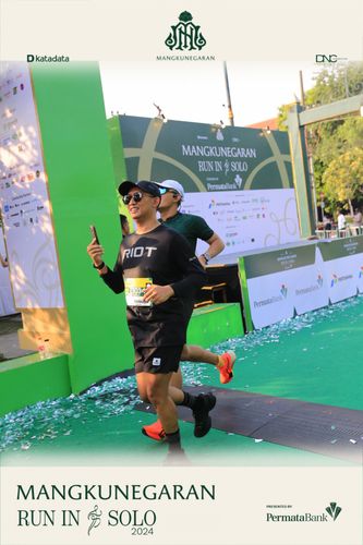 Race photo from Mangkunegaran Run 2024