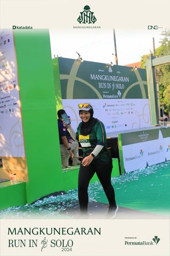 Race photo from Mangkunegaran Run 2024