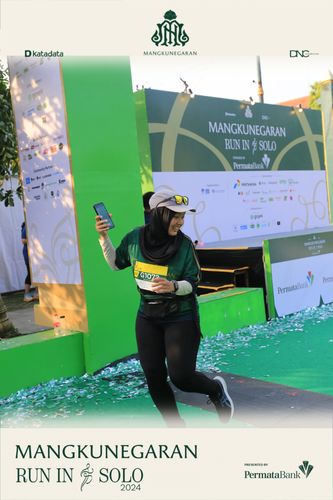 Race photo from Mangkunegaran Run 2024