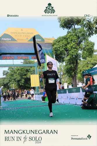Race photo from Mangkunegaran Run 2024