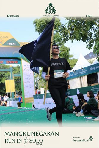 Race photo from Mangkunegaran Run 2024