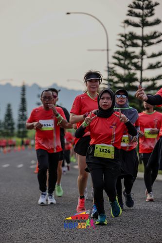 Race photo from CISANGKAN KBP CITY RUN 2025