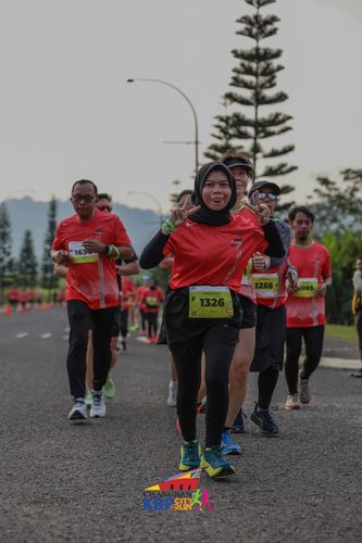 Race photo from CISANGKAN KBP CITY RUN 2025