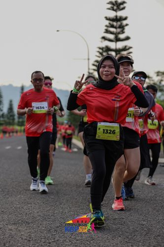 Race photo from CISANGKAN KBP CITY RUN 2025