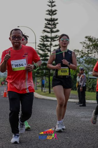 Race photo from CISANGKAN KBP CITY RUN 2025