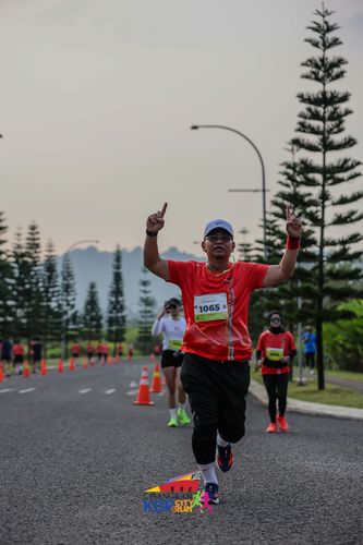 Race photo from CISANGKAN KBP CITY RUN 2025