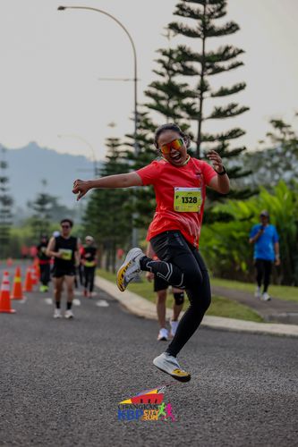 Race photo from CISANGKAN KBP CITY RUN 2025