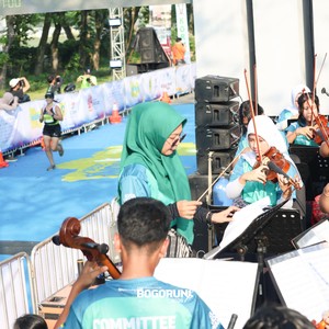 Race photo from BOGORUN 2026