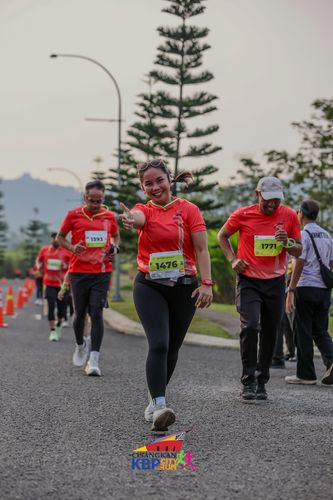 Race photo from CISANGKAN KBP CITY RUN 2025