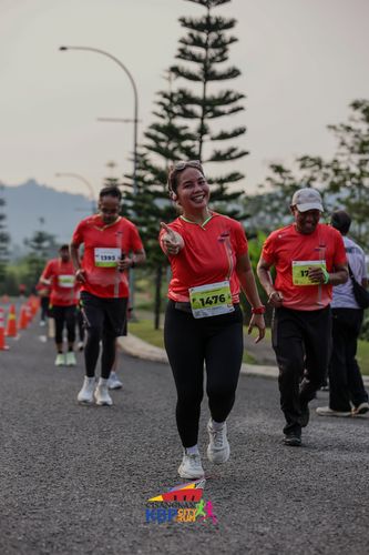 Race photo from CISANGKAN KBP CITY RUN 2025