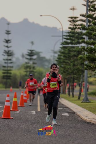 Race photo from CISANGKAN KBP CITY RUN 2025