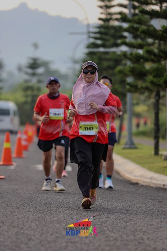 Race photo from CISANGKAN KBP CITY RUN 2025