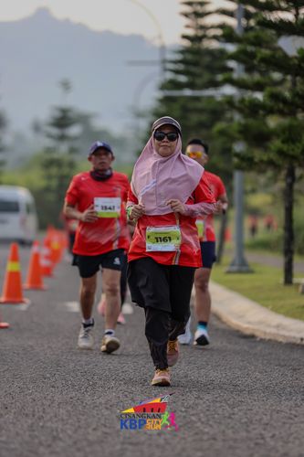 Race photo from CISANGKAN KBP CITY RUN 2025