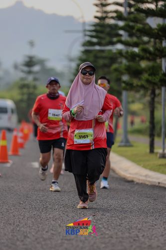 Race photo from CISANGKAN KBP CITY RUN 2025