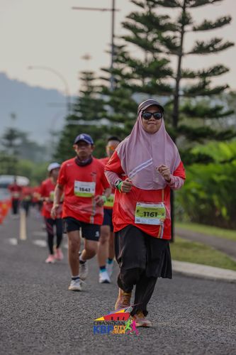 Race photo from CISANGKAN KBP CITY RUN 2025