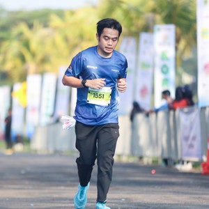 Race photo from BOGORUN 2026
