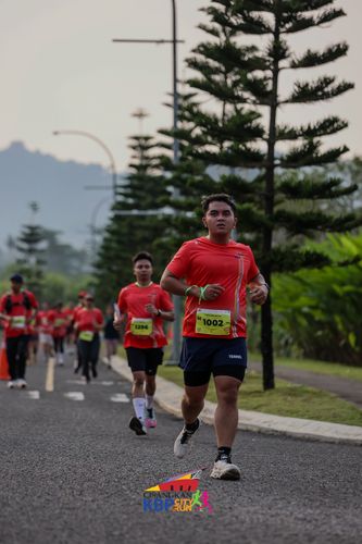Race photo from CISANGKAN KBP CITY RUN 2025